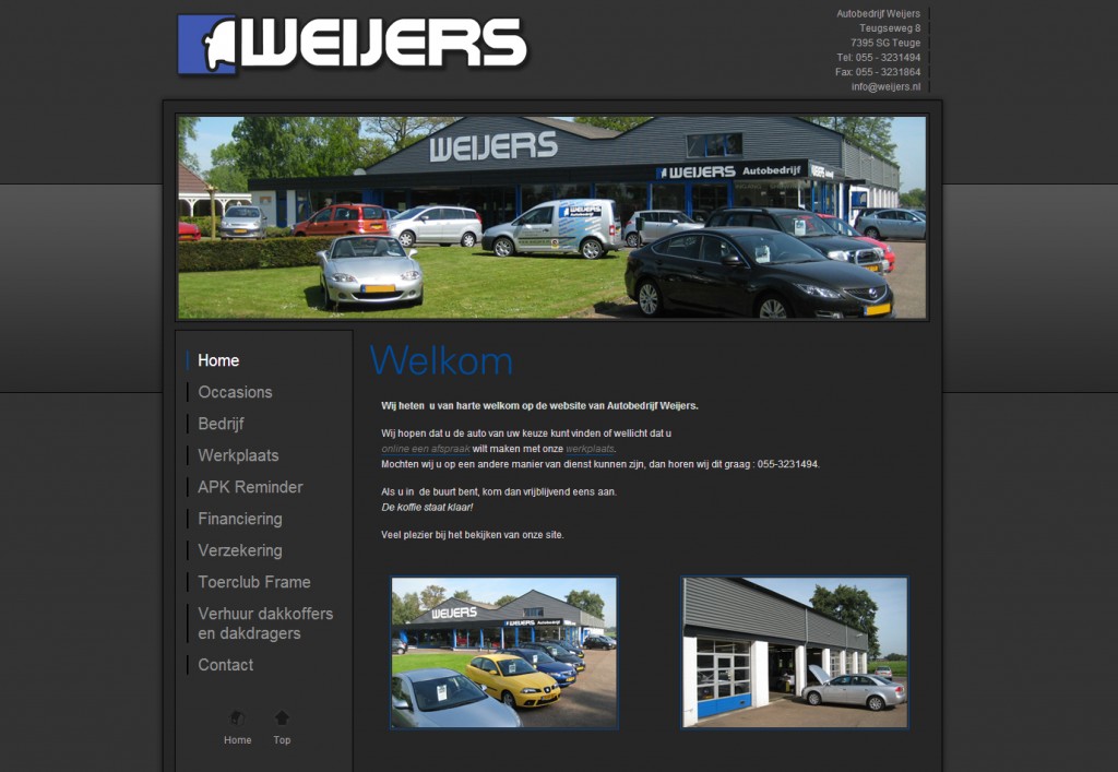 Weijers - Sitio web clásico