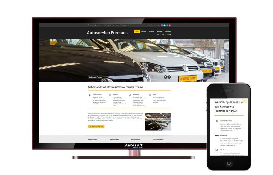 فرمانز - موقع AutoWebsite Business Avanti