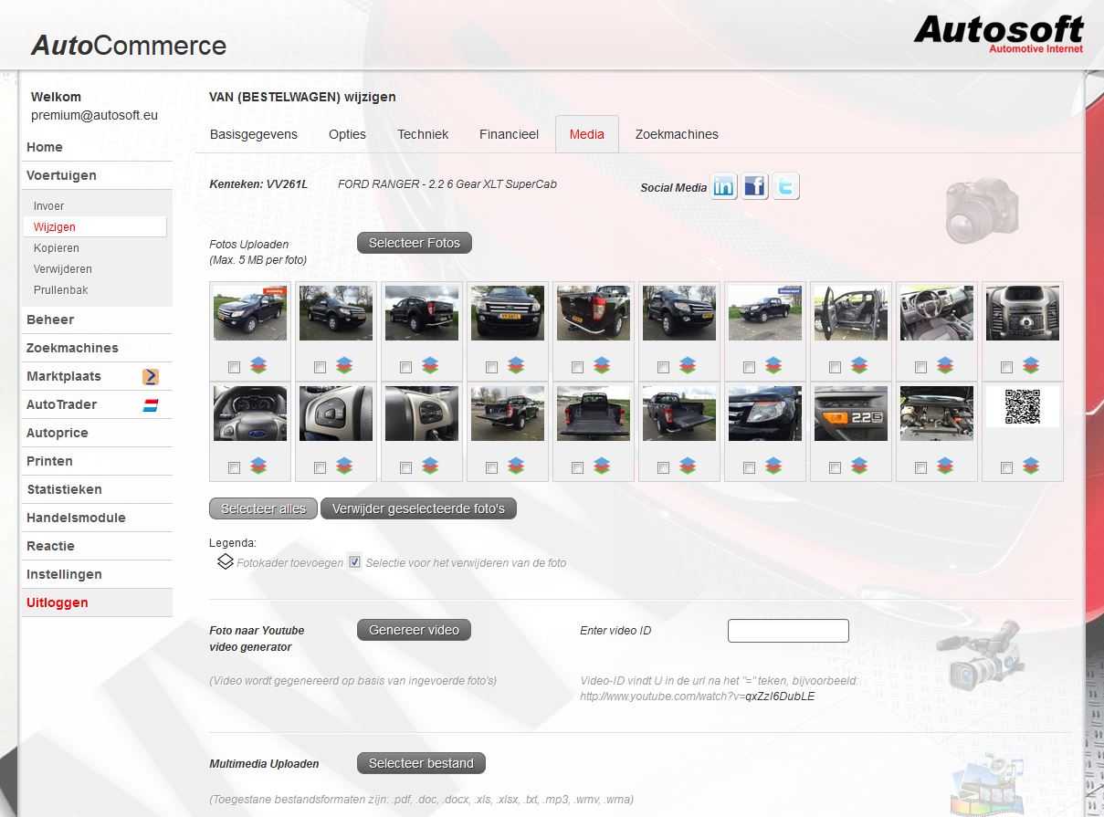AutoCommerce Premium - Rama foto multipla