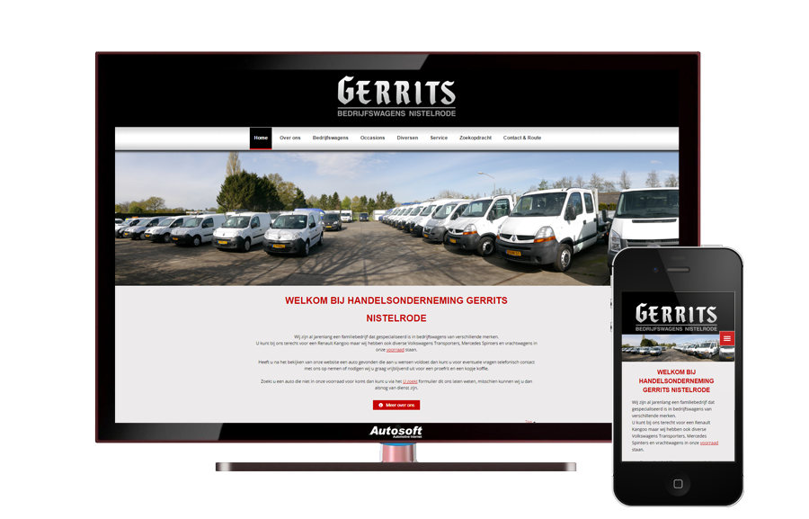 Gerrits Erhvervskøretøjer - AutoWebsite Business Explorer