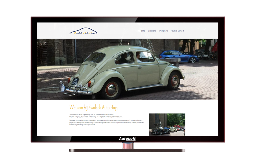 Zwolsch Autohuys - Základná webová stránka spoločnosti Autohuysh