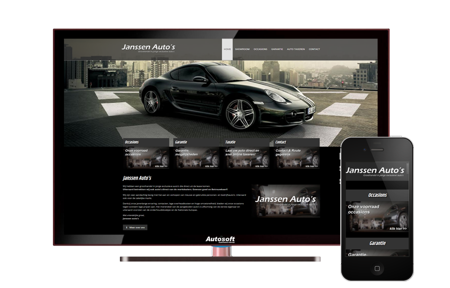 Janssen Cars - AutoWebsite Business Vanquish