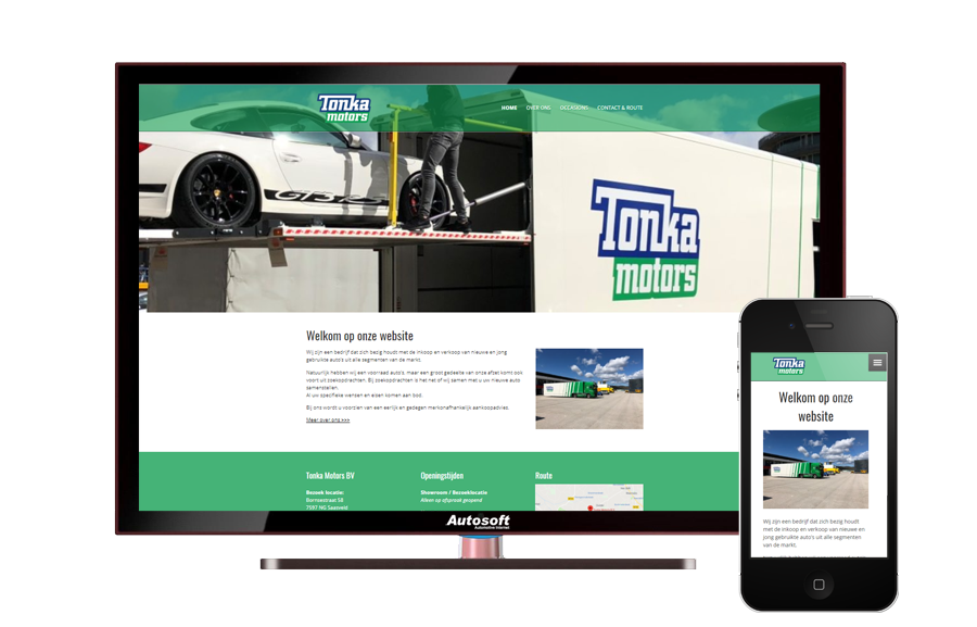 تونكا موتورز - موقع AutoWebsite الأساسي للهزيمة