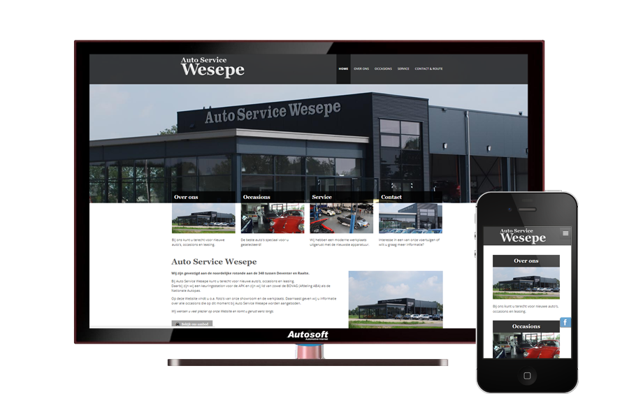 የመኪና አገልግሎት Wesepe - AutoWebsite Business Vanquish
