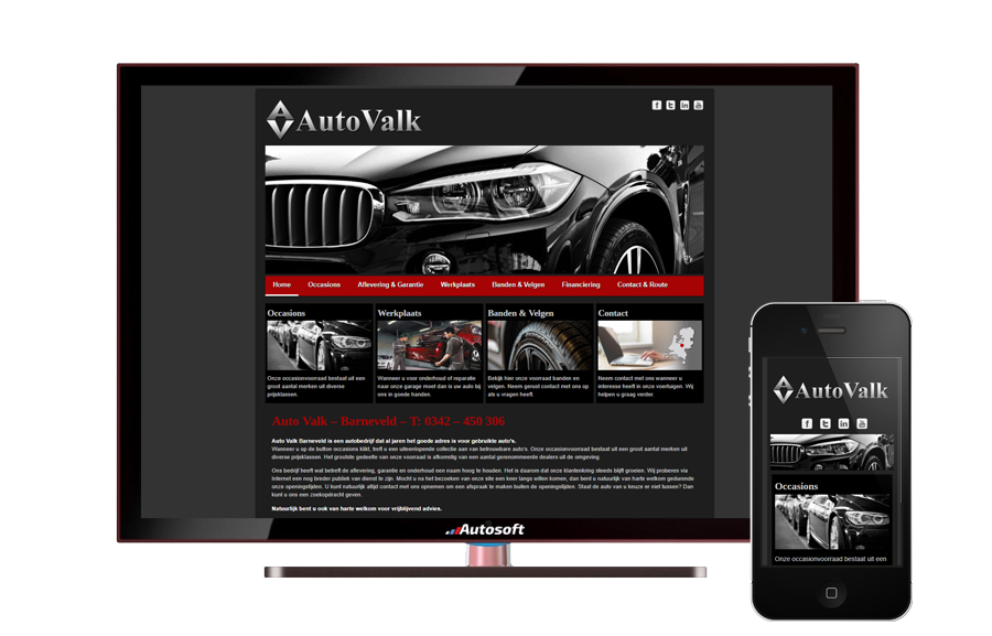 Auto Valk - AutoStrona internetowa Business Diablo