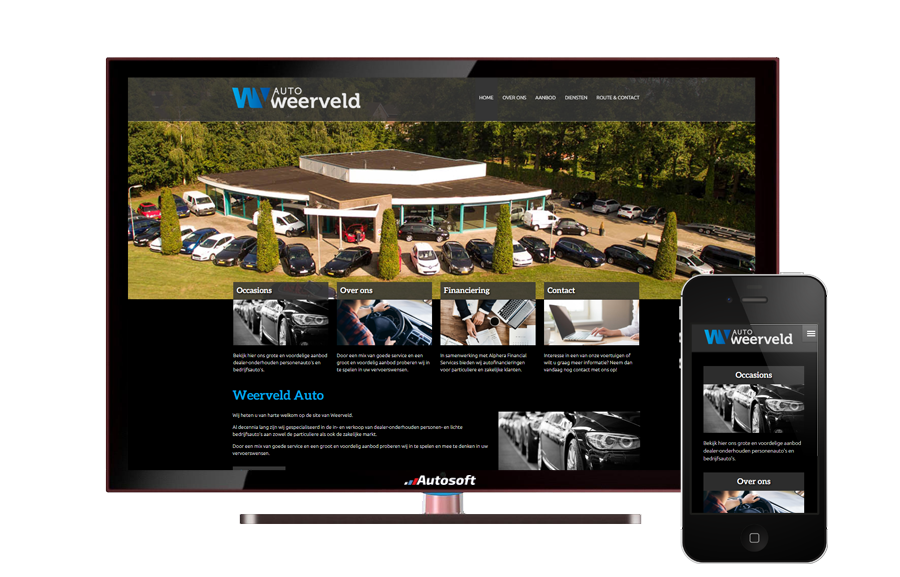 Auto Weerveld - هزيمة الأعمال في موقع AutoWebsite