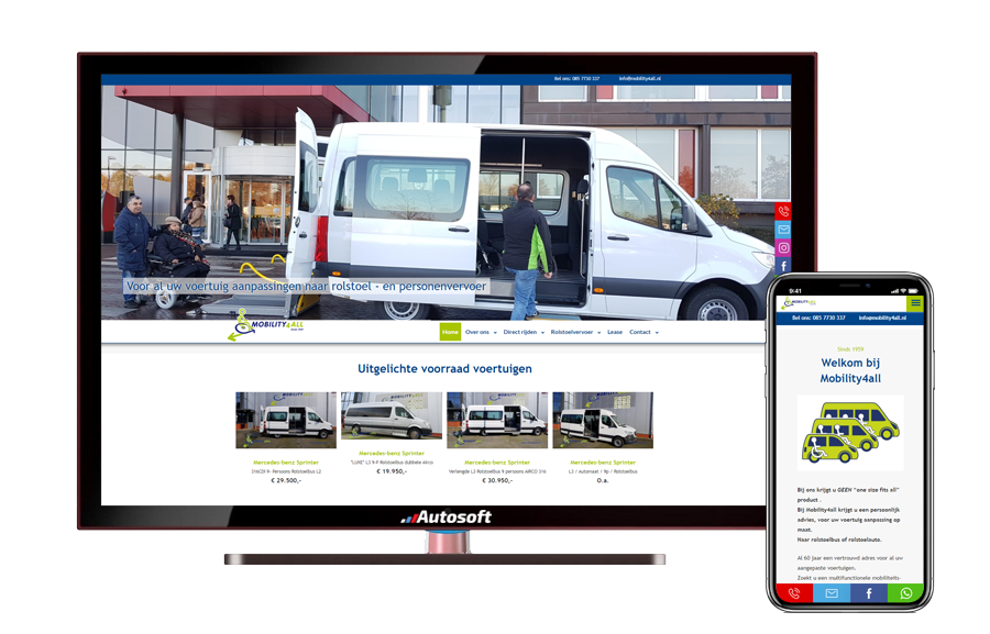 Mobility4All - Otomatik Web Sitesi Premium Matador