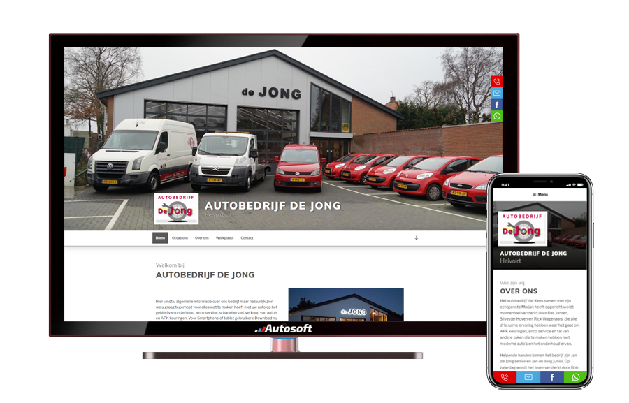 De Jong – AutoWebsite Basic Modena