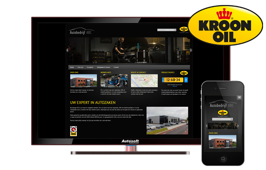 AutoWebsite Business 'Kroon-Oil'