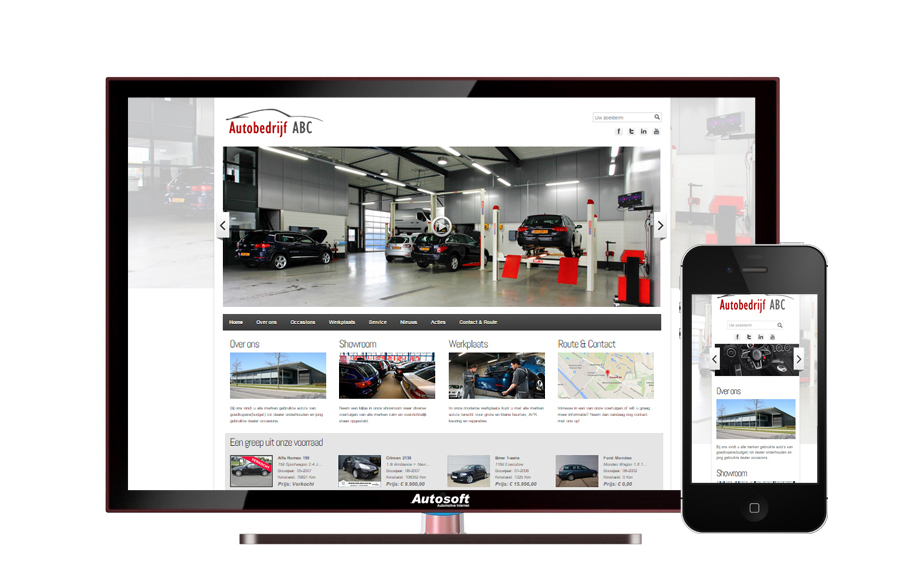 AutoWebsite - Responsive